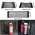 Universal Car Storage Bag Double Mesh Trunk Storage Net Car Built-in Storage Bag Car Heavy-Duty Car Storage Bag Fixed Net Anti