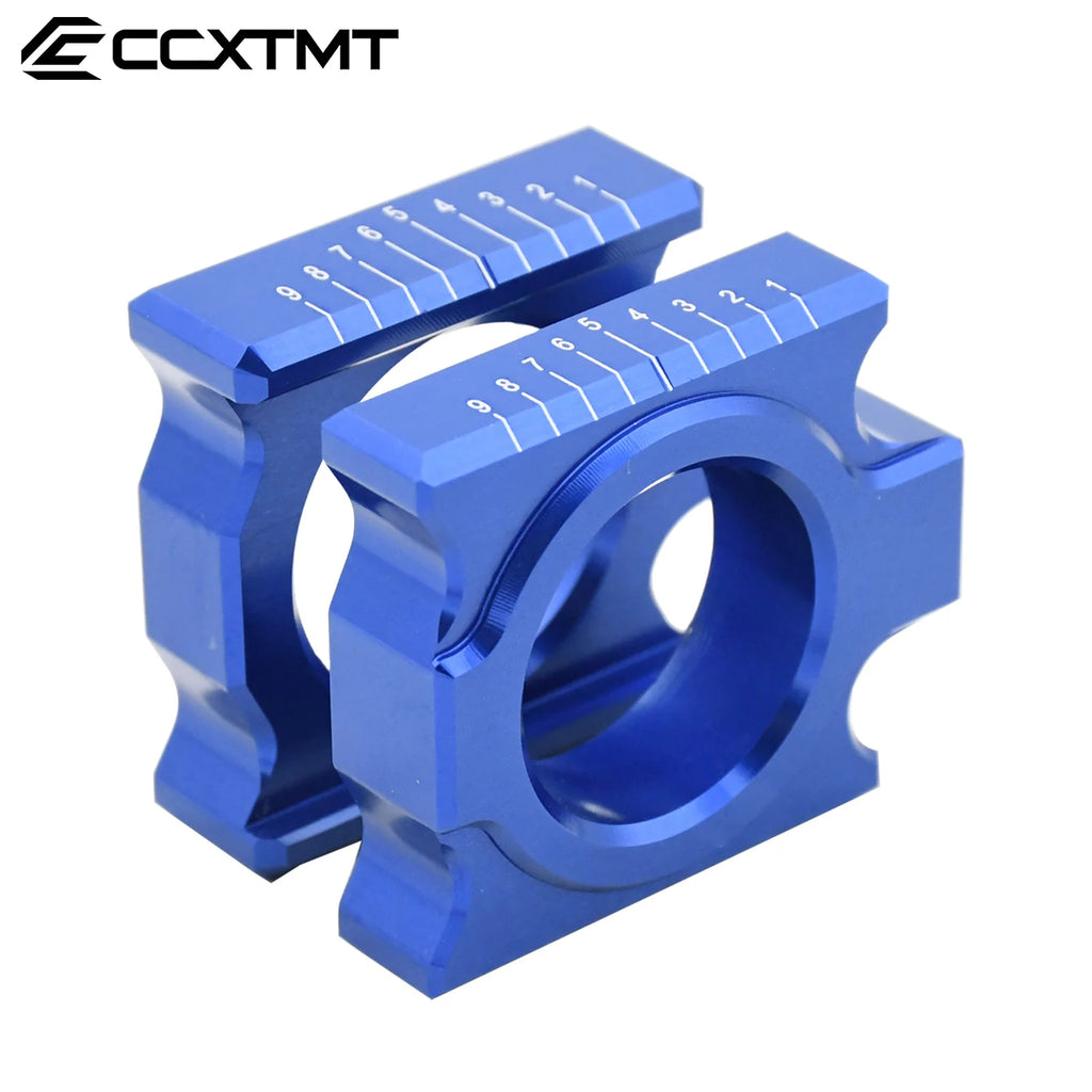 Motorcycle CNC Aluminum Rear Chain Adjuster Axle Block For Honda CR125R CR250R CRF250R CRF250X CRF450R CRF450X CR CRF 250R 250X