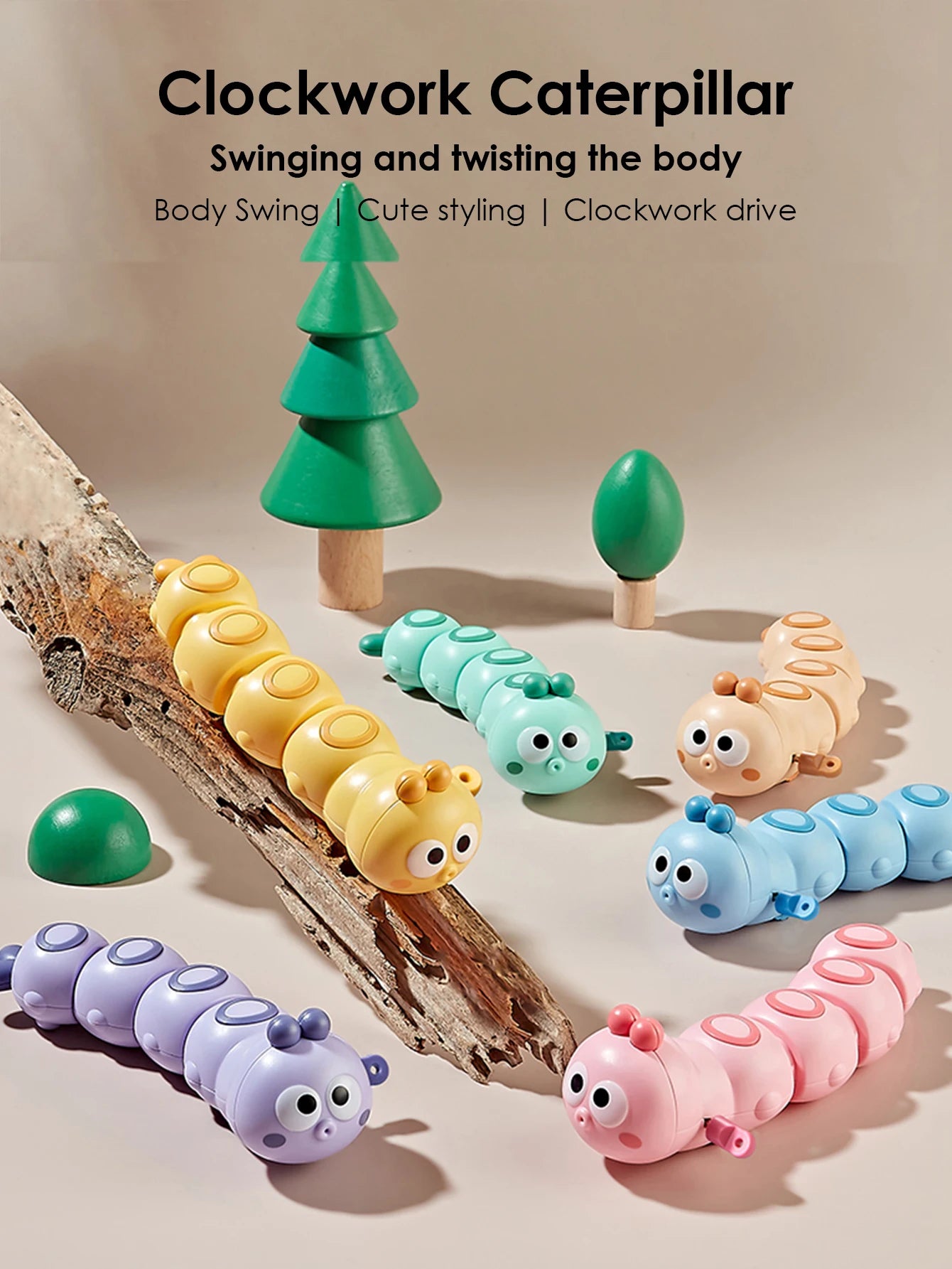 1pcs Cute and Fun Chained Caterpillar Toys for kids Crawling toy,Toy Children's gift,early education toys