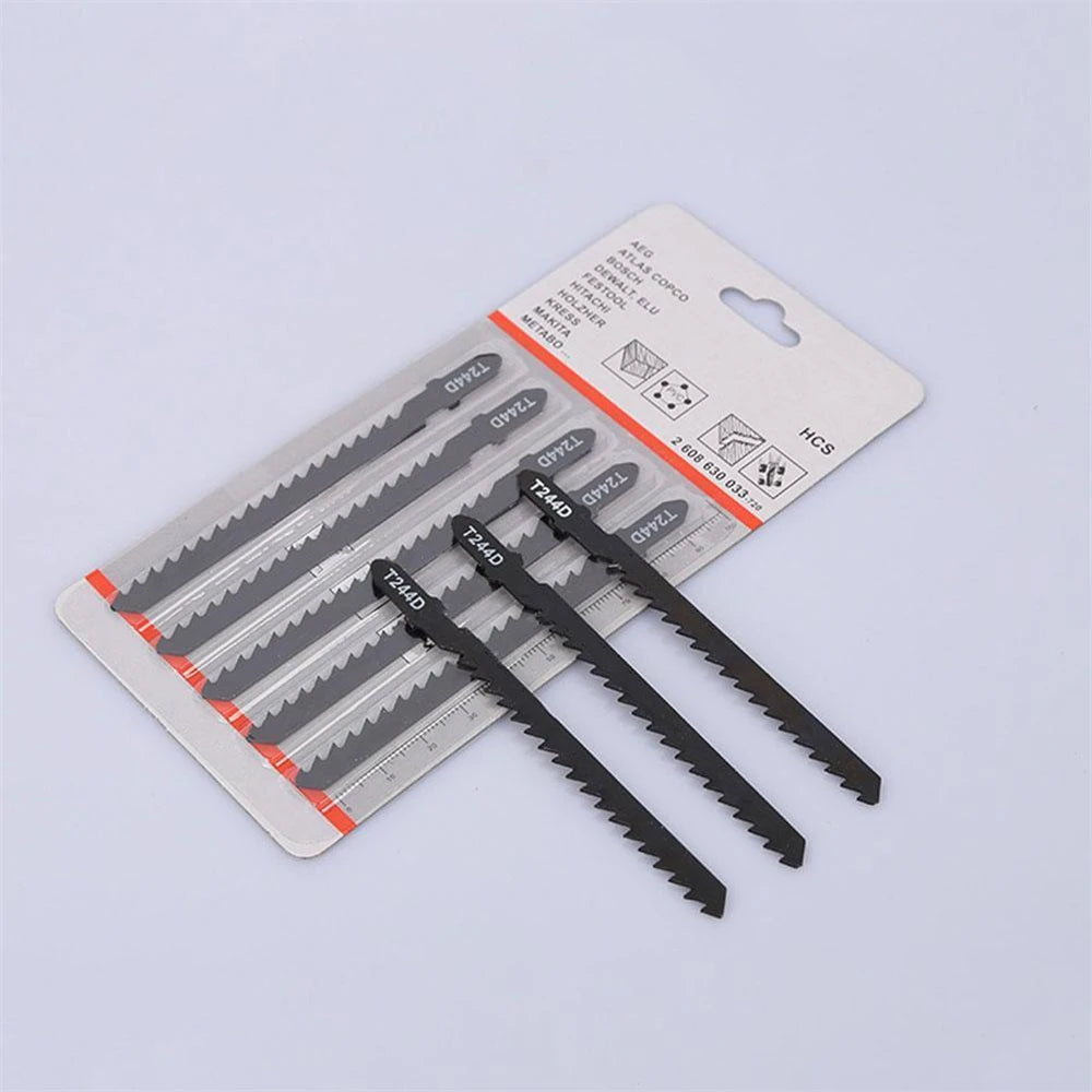 T144D T244D T111C T127D HCS T-Shank Curved Jigsaw Blades For Wood Fast Cutting Tools Jig Saw Blade Tool Accessories 74mm