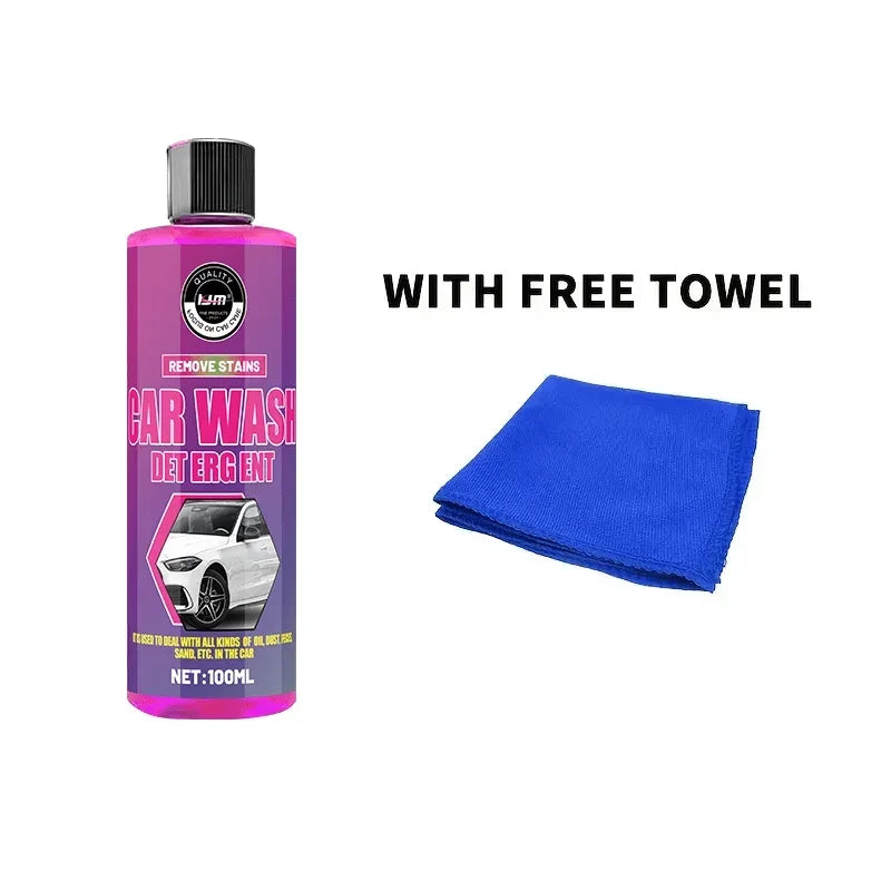 Foam Car Wash Liquid - 100ml, suitable for cars, motorcycles and motorhomes, PE formula | efficient cleaning | creamy texture