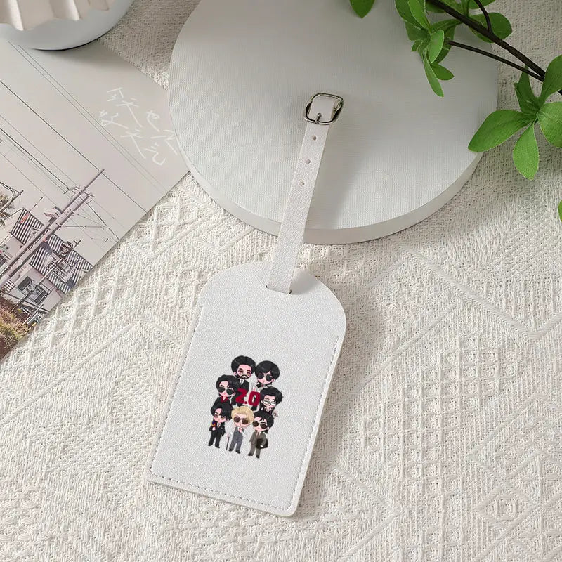 Arirang 2 0 World Tour 2026 Kpop Fan Gift Luggage Tag PU Material Designed to Be a Sturdy Id Tag for Your Travel Bags Ideal