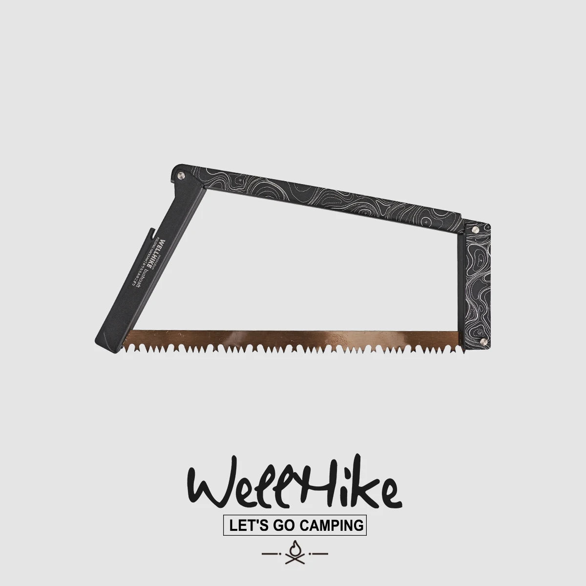 WELLHIKE Outdoor Bushcraft Folding Saw - Multi-Function Hand Saw, Fast-Cutting Steel Blade for Camping & Outdoor Wood Cutting