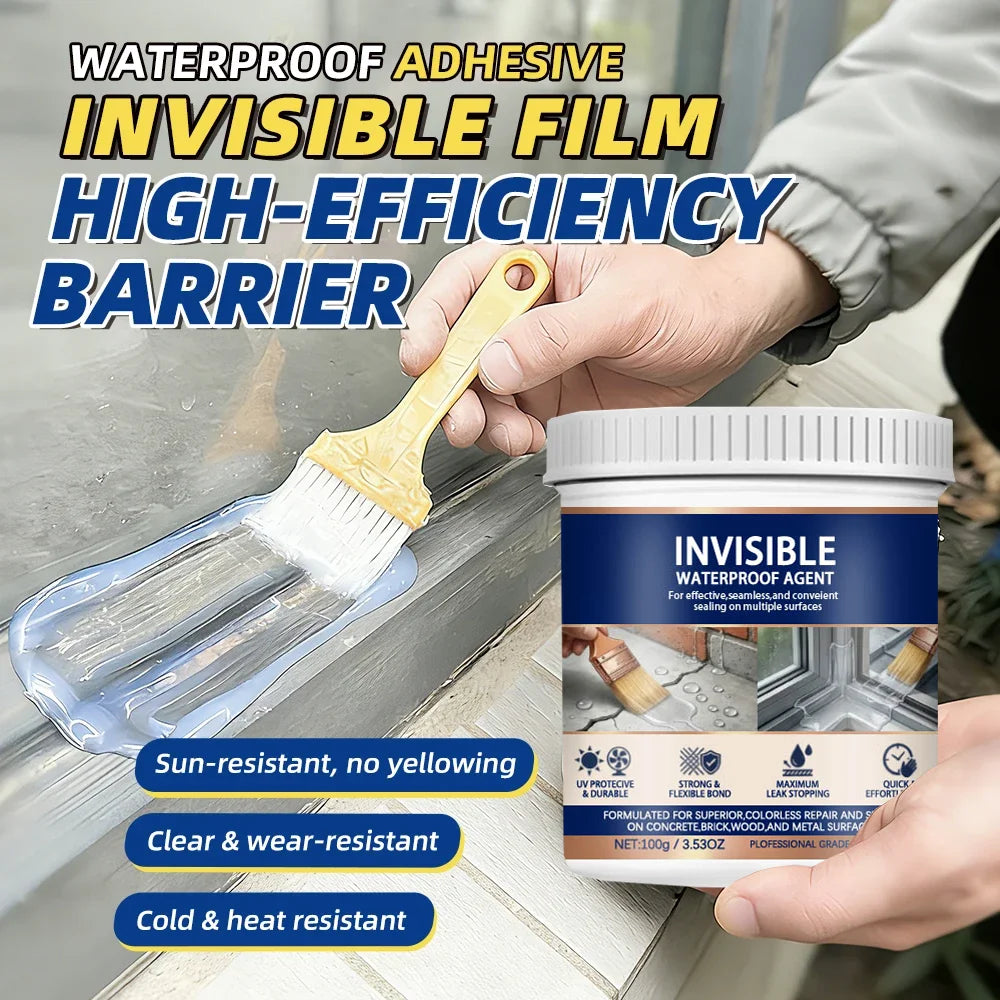 Waterproof Coating Sealant Agent Transparent Sealing Coating Invisible Strong Insulating Sealant Clear Sealant Repair Tool