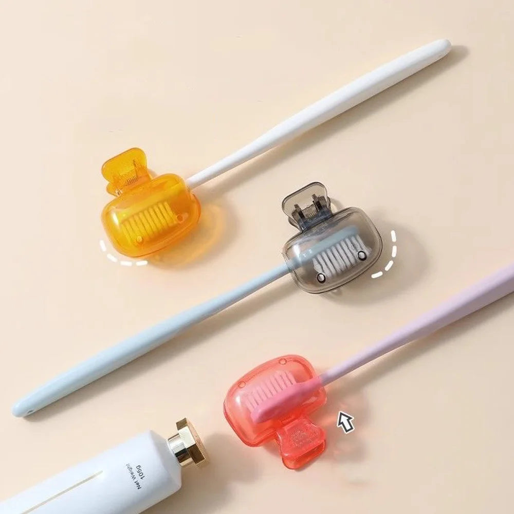 10PCS - Toothbrush Protective Cap - Toothbrush Head Storage Box - Essential for Travel - Affordable and Worth Purchasing