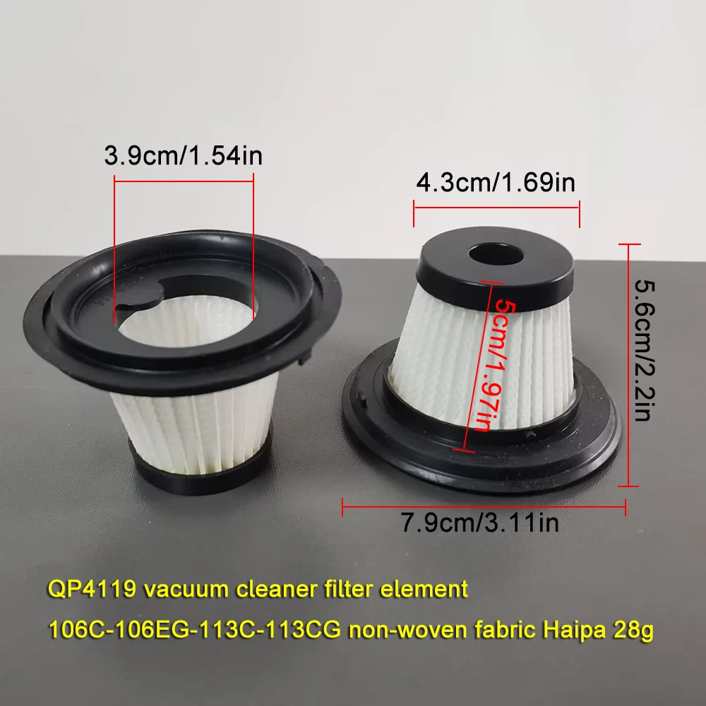 For LT-124-127 Vacuum Cleaner Vacuum Cleaner 2PC Stainless Steel Filter  Filter Element Filter Vacuum Cleaner Filter element