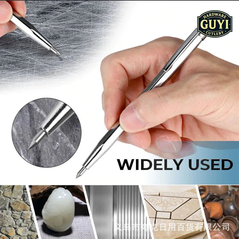 1pcs Diamond metal marker engraving pen tungsten carbide nib stylus pen for glass ceramic metal wood engraving hand tool
