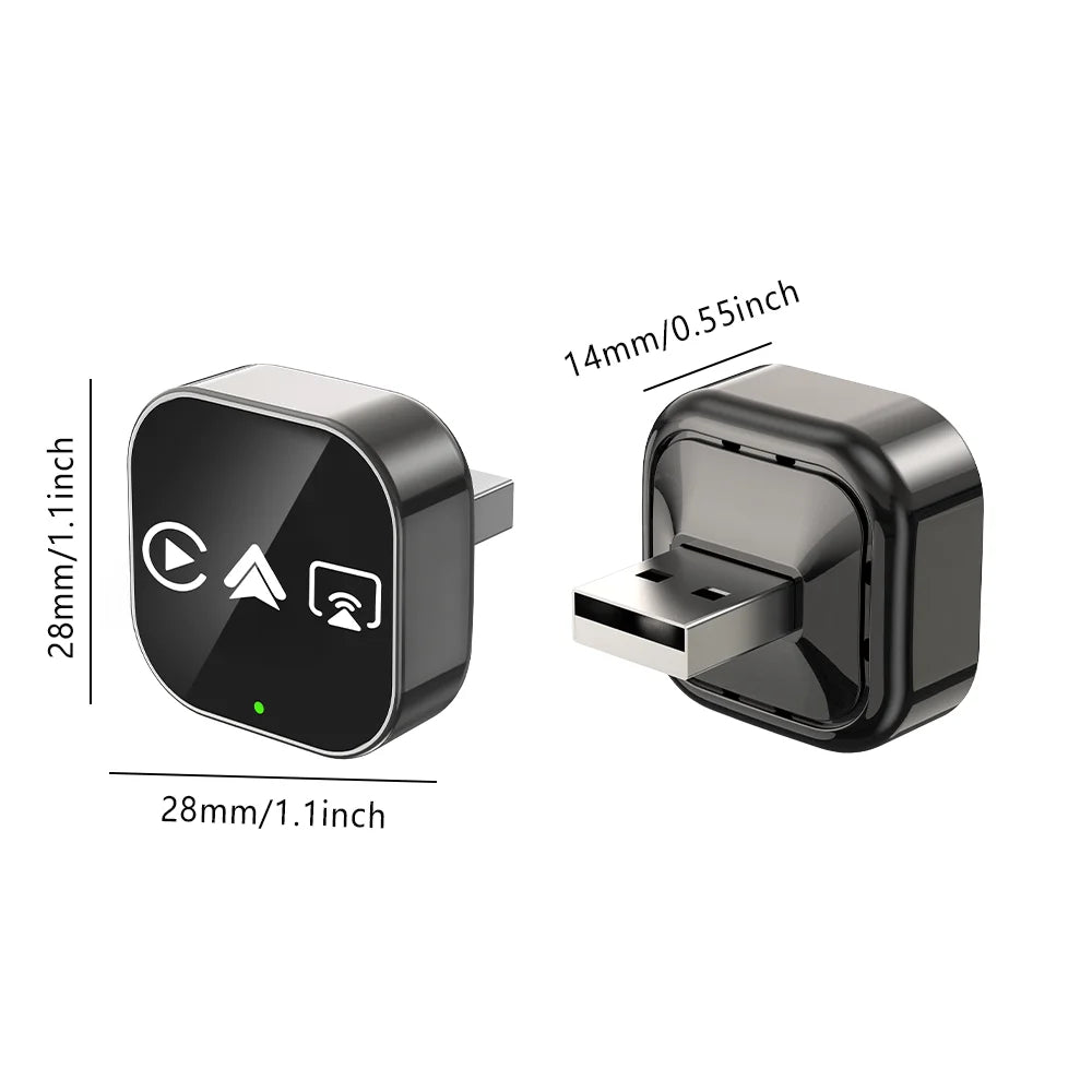 CarRocket 4in1 Wireless CarPlay Adapter for Apple Mirror Link Android Auto  Car Intelligent Systems For Car With Wired CarPlay