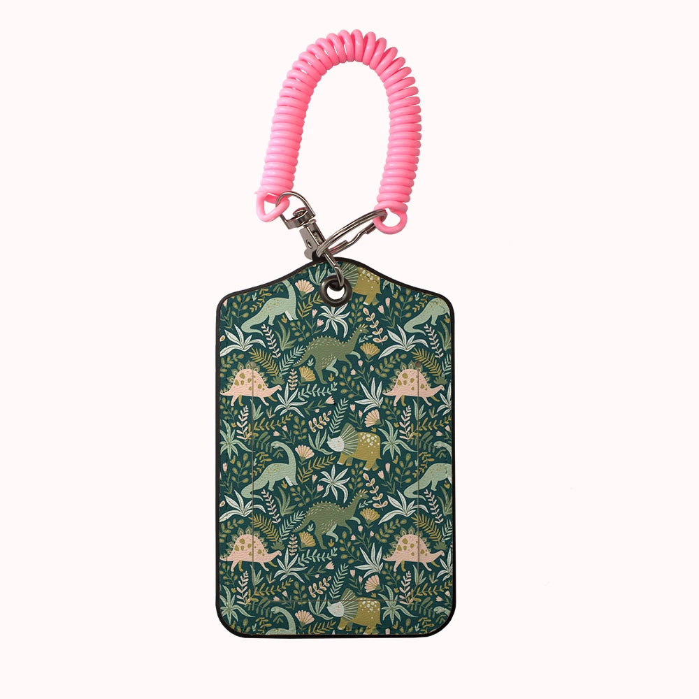 HOT AnimalsDinosaur Team Leather Business Luggage Tag Suitcase Address Label Luggage Boarding Case Label Name ID Address Clip