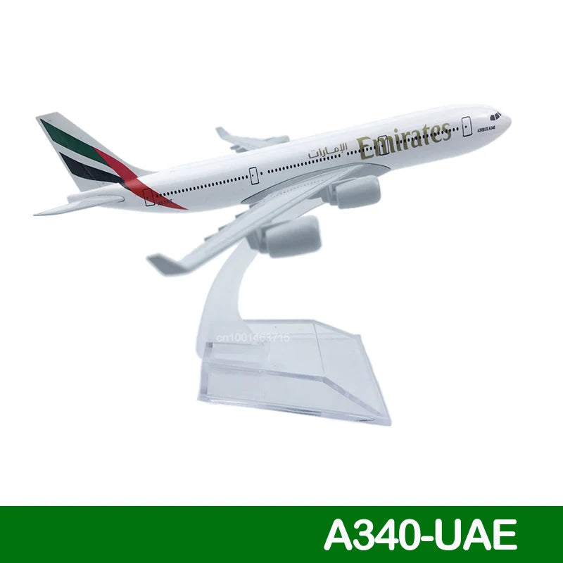 15CM Diecast Alloy A320 330 340 350 380 6Inch Airplane Model