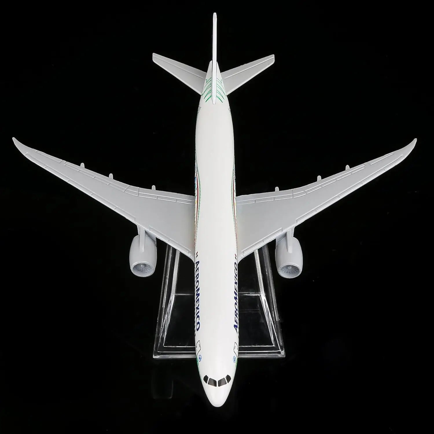 16cm Toy Airplane Model Aeromexico B787 Diecast Metal Airplane Model Kits with Stand for Collections and Displays or Boys Gift