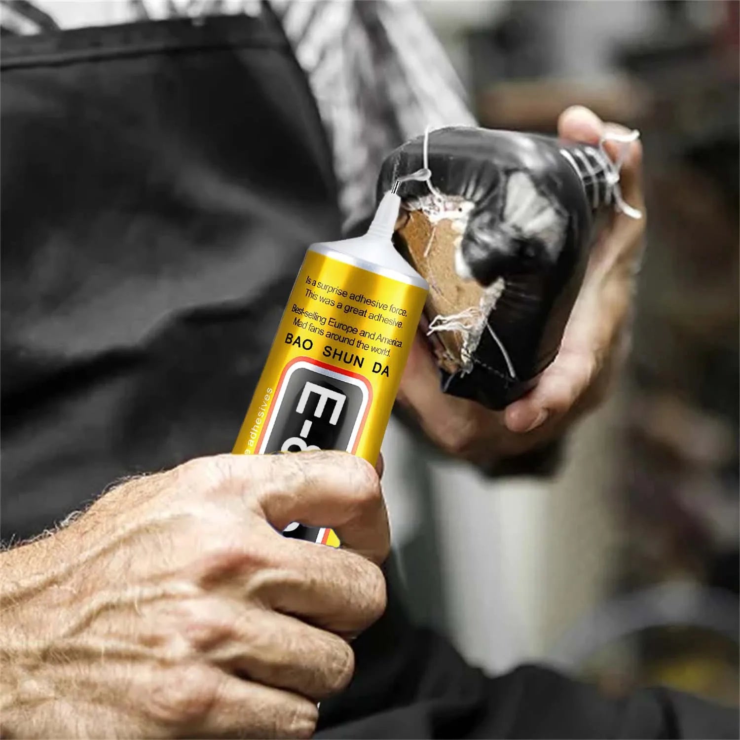 E-8000 Super Strong Shoe Glues Repairing Adhesive Universal Waterproof Shoe Sealers for Sneakers Boot Leather Fast Repair Glue .