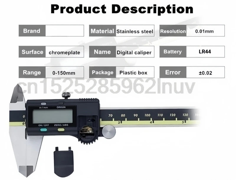 LCD Electronic Vernier Calipers  0-150mm Digital Calipers 200mm 0-300mm 500-196-30 500-197-30 6inch 8inch 12inch Measuring Tool