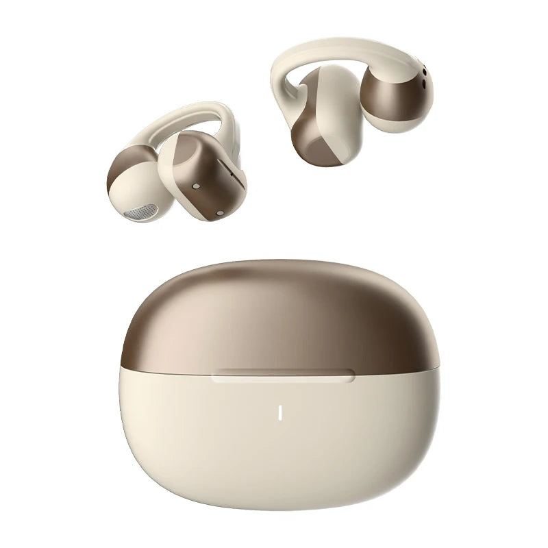 Open Ear Clip Earbuds Bluetooth 5.4 Wireless Headphones 5H Playtime 5g Lightweight for Sports Cycling Commute