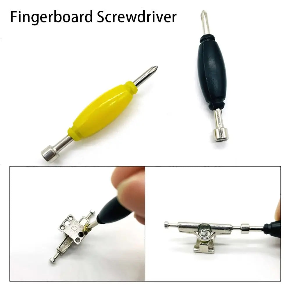 Skateboard Screwdriver Fingerboard Screw Driver Fingerboard Nut Driver for Teens Adults Finger Board Accessory DIY Repair Tool