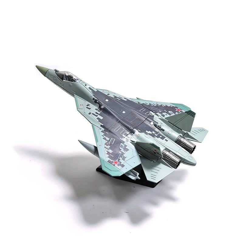 Assembly Toy Plane Model B-2 Er F22 A10 SU57 Fighter AH-64 Helicopter Aircraft Building Blocks Toy Military Collection Gift