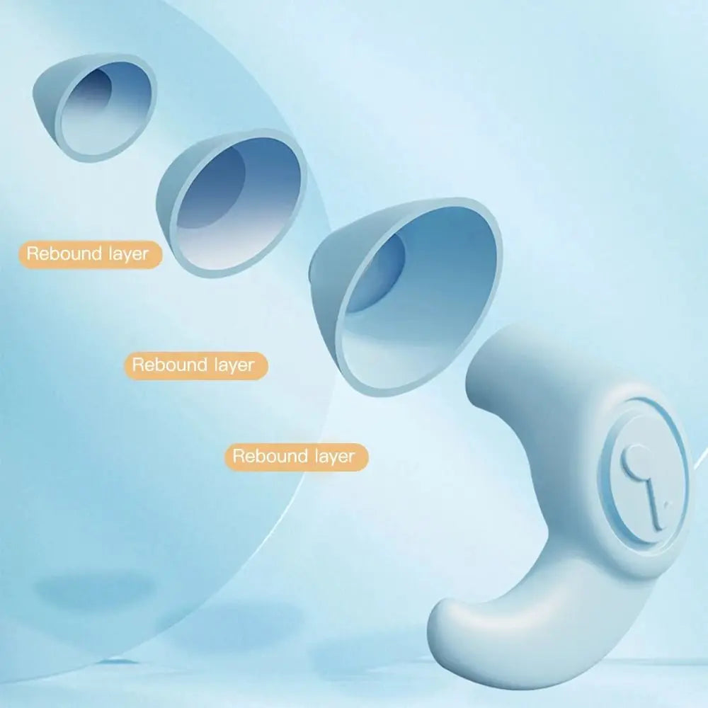 Noise Reduction Anti Noise Earplugs Soft Comfort Waterproof Silicone Ear Plugs Reusable Ear Protector Swimming Earplugs Sleeping