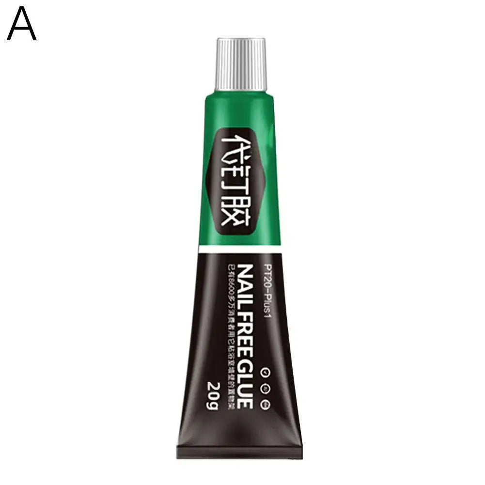 20g Multi-functional Nail-free Glue Waterproof Concrete Strong All-purpose Brick Glue Glue Glass Plastics Plaster Metals St S6Q9