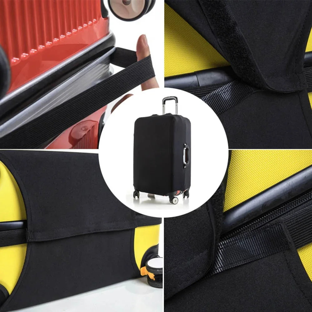 Luggage Case Suitcase Protective Cover 2022 New Funny Pattern Travel Elastic Luggage dust-proof Cover Apply 18-28 Suitcase