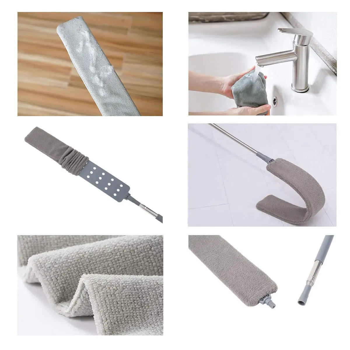 Dust Cleaning Brush Set Telescopic Microfiber Dust Removal Dusters Bendable Dust Brush For Car Furniture Household Cleaning
