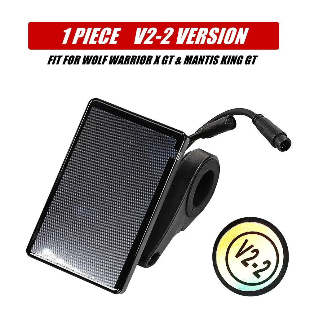 Original TFT Display for KAABO WOLF WARRIOR X GT & MANTIS KING GT Electric Scooter V2-2 Version 10-Inch GT Model Spare Parts