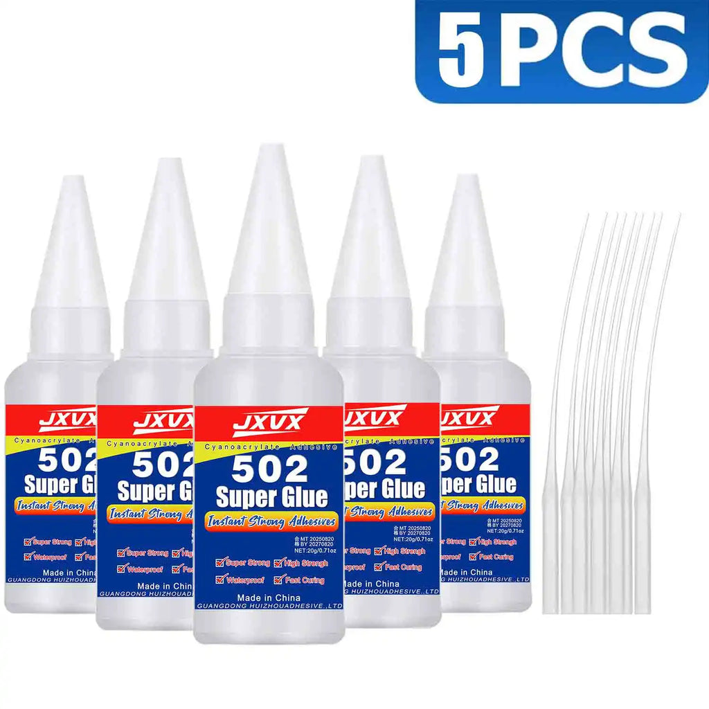 502 Super Glue 10.7oz, Clear Instant Medium Cyanoacrylate Adhesive Liquid for Woodworking Wooden Crafts Furniture Repairs, All Purpose Strong CA Glue for Metal Glass Plastic Ceramic Leather