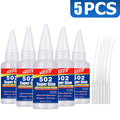 502 Super Glue 10.7oz, Clear Instant Medium Cyanoacrylate Adhesive Liquid for Woodworking Wooden Crafts Furniture Repairs, All Purpose Strong CA Glue for Metal Glass Plastic Ceramic Leather