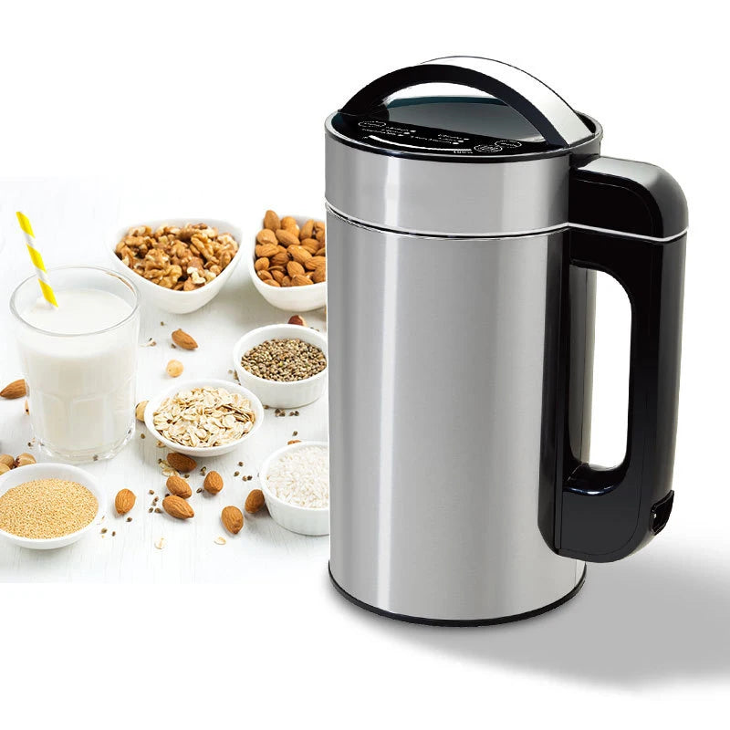 1.2L Homemade Almond Nut Milk Maker Automatic 110V/220V Vegan Milk Maker with Filter Oat Soy Milk Maker Blender