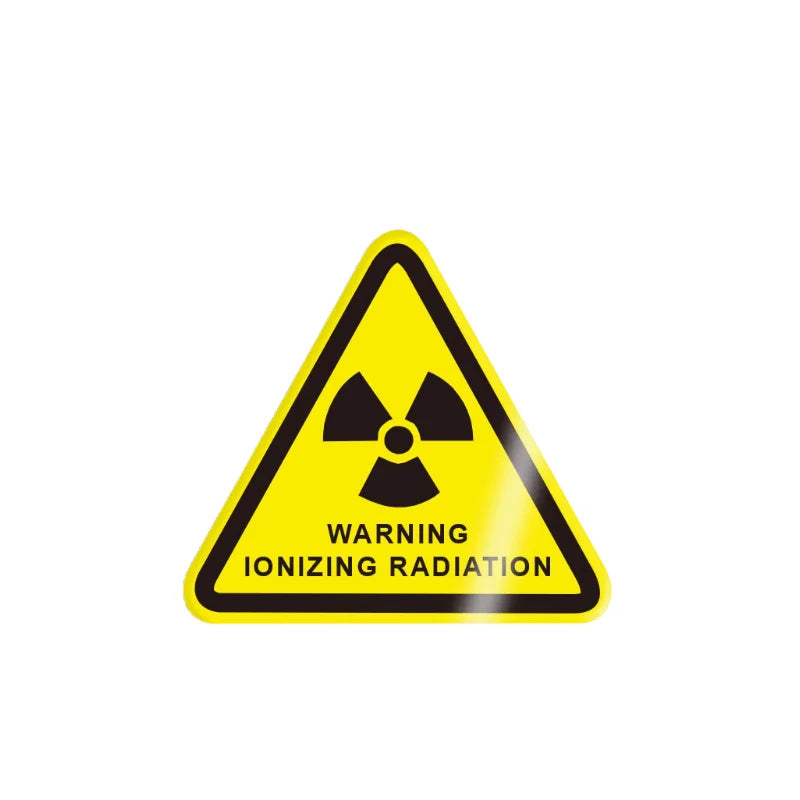 10Pcs 50X50Mm Safety Warning Signs, Workshop Production Safety Warning Signs, Hazard Warning Signs