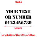 1PC Personalized Business Advertising Text Vinyl Sticker For Car Window Decor Custom Commercial Auto Rear Windshield Decal