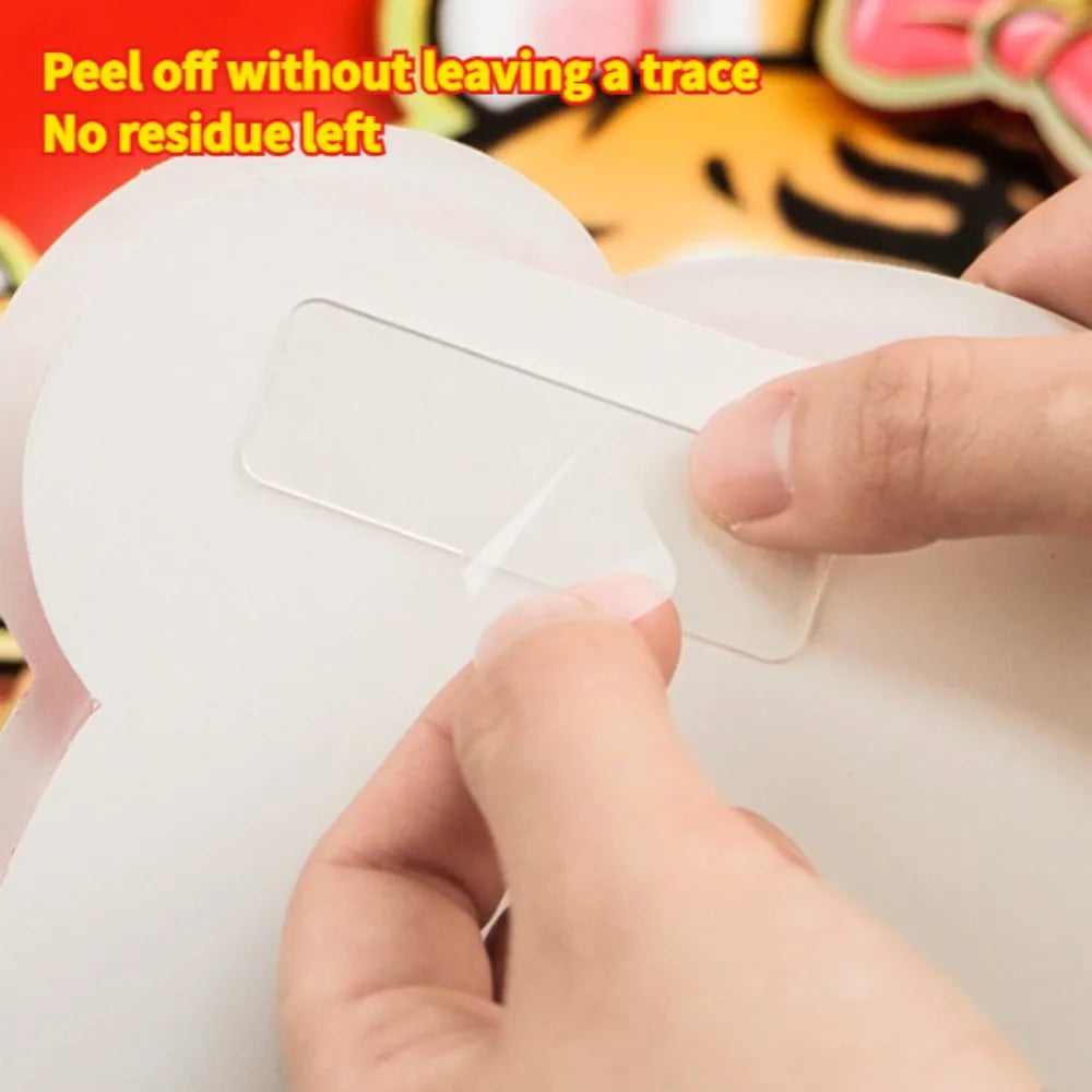 1box Can Be Reused Super Strong Double Sided Adhesive Tape Transparent Wall Stickers Water Proof Household Products Adhesives