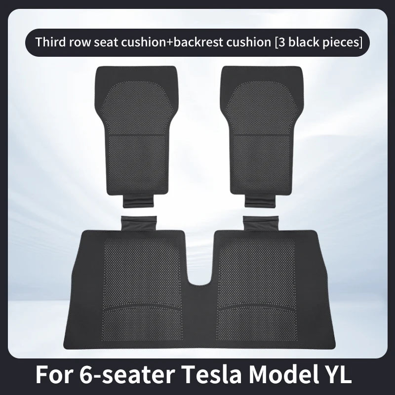 For 6-seater Tesla Model YL car seat cushion, Model Y L front and rear seat cushion, seat back cushion, seat protection cushion