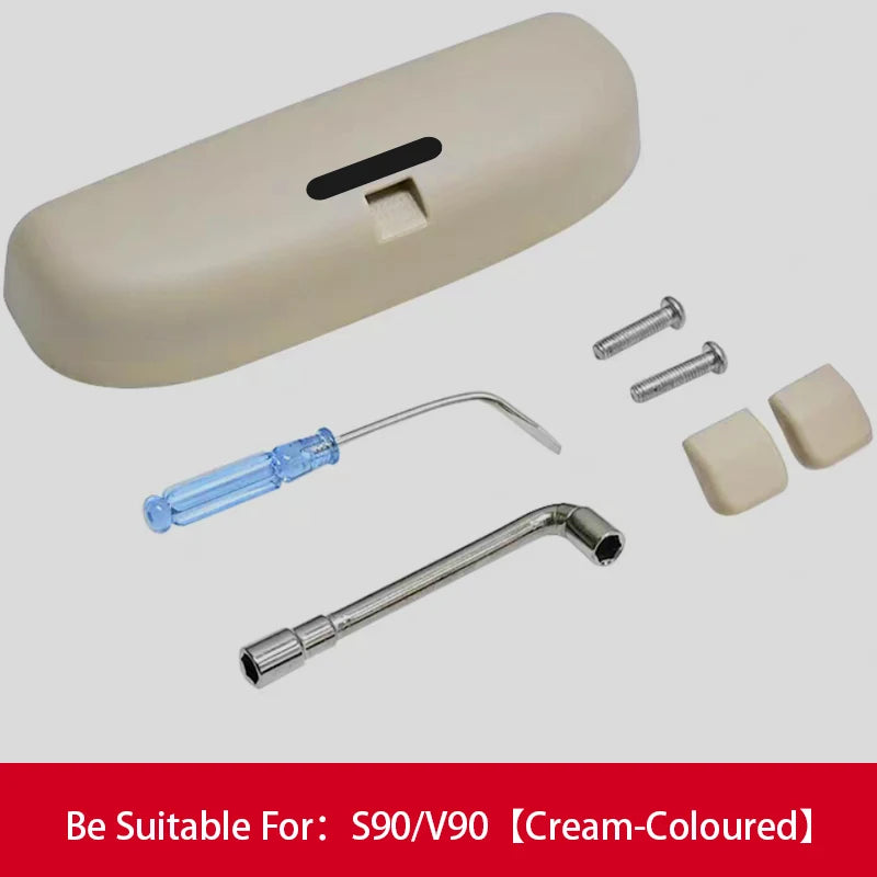 XC60 S90 XC90 XC40 S60 V60 V90CC Car Trim Sunglasses Storage Box Case - Replacement Parts & Accessories Glasses Holder