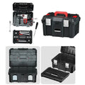 1/2Pcs Hardware Toolbox Set Large Capacity Tool Box Industrial Grade Shockproof Tool Box Organizer box Stacked Hardware Toolbox