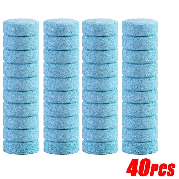 60-1pcs Car Effervescent Tablets Windshield Cleaner Windscreen Wiper Washing Home Toilet Window Cleaning Tabet Solid Washer