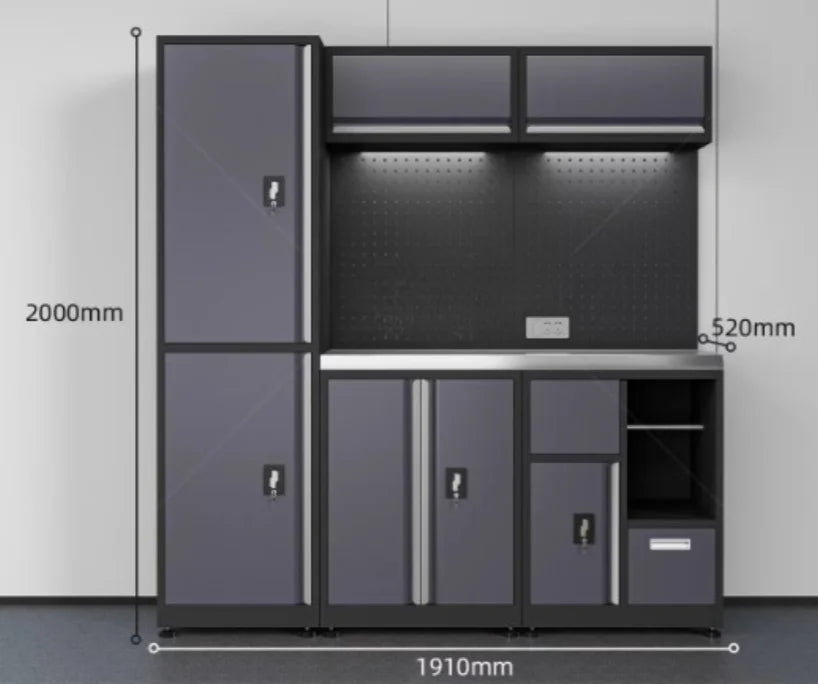 Auto Repair Workstation Workshop Multi-functional Maintenance Workbench Combination Cabinet