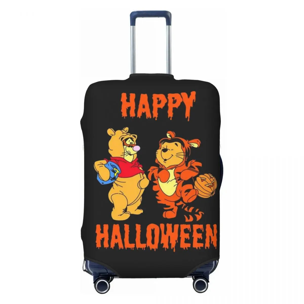 Custom W-Winnie Anime The Pooh Luggage Cover Fashion Suitcase Protector Covers Suit For 18-32 inch