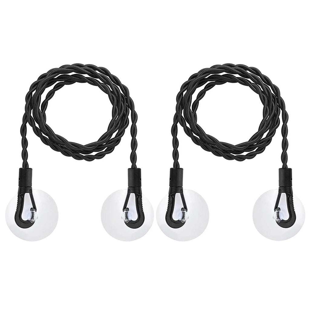 Camping Retractable Clothesline With Hook Suction Cup Clothes-Drying Rack Weather-resistant Laundry Line For Bathroom Outdoor