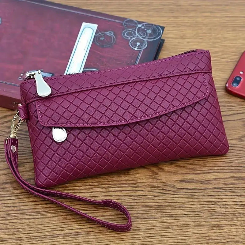 Premium Multi Zipper Wristlet Bag For Phone & coin, Handbag