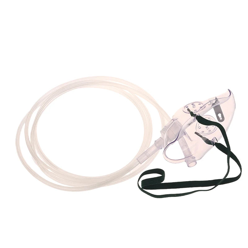Hot! Hot！Adult Oxygen Mask With Tube Disposable Face Mask Shield Nebulizer Conduit Adult Oxygen Mask