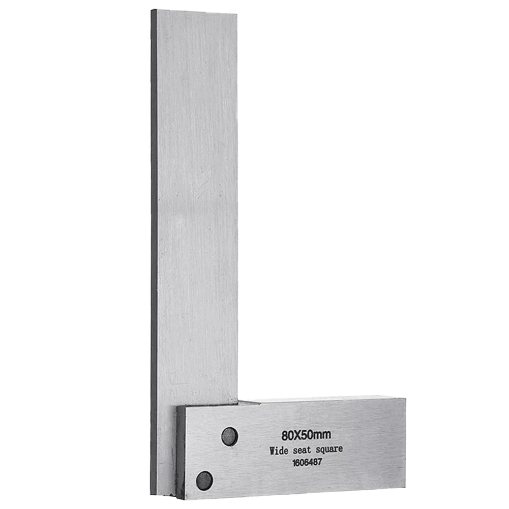 Machinist Square 90 Right Angle Ruler Protractor Carpenter Hardening of Precision Steel for Engineers DIY Auxiliary Tool