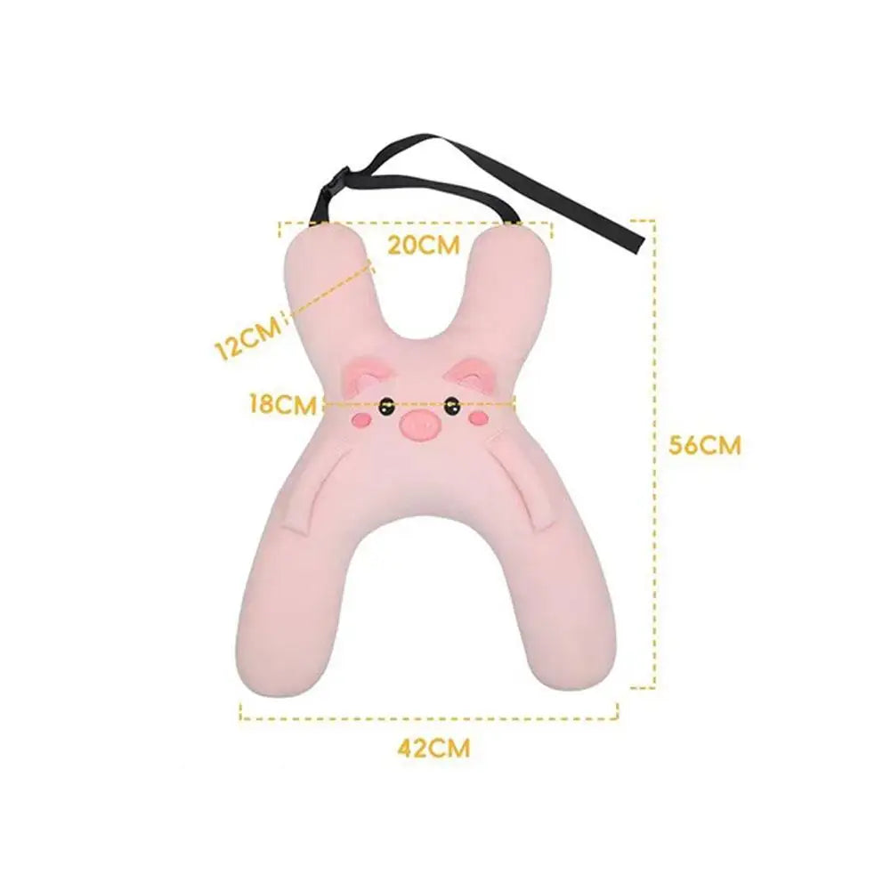 Car Children's Pillow Comfortable And Breathable Car Headrest Waist Support Cute Cartoon Car-Mounted Child Sleeping Pillow