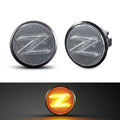2Pcs LED Side Marker Light For Nissan 370Z Z34 2009-2020 350Z Z33 2003-2009 Side Fender Dynamic Turn Signal Indicator Lights
