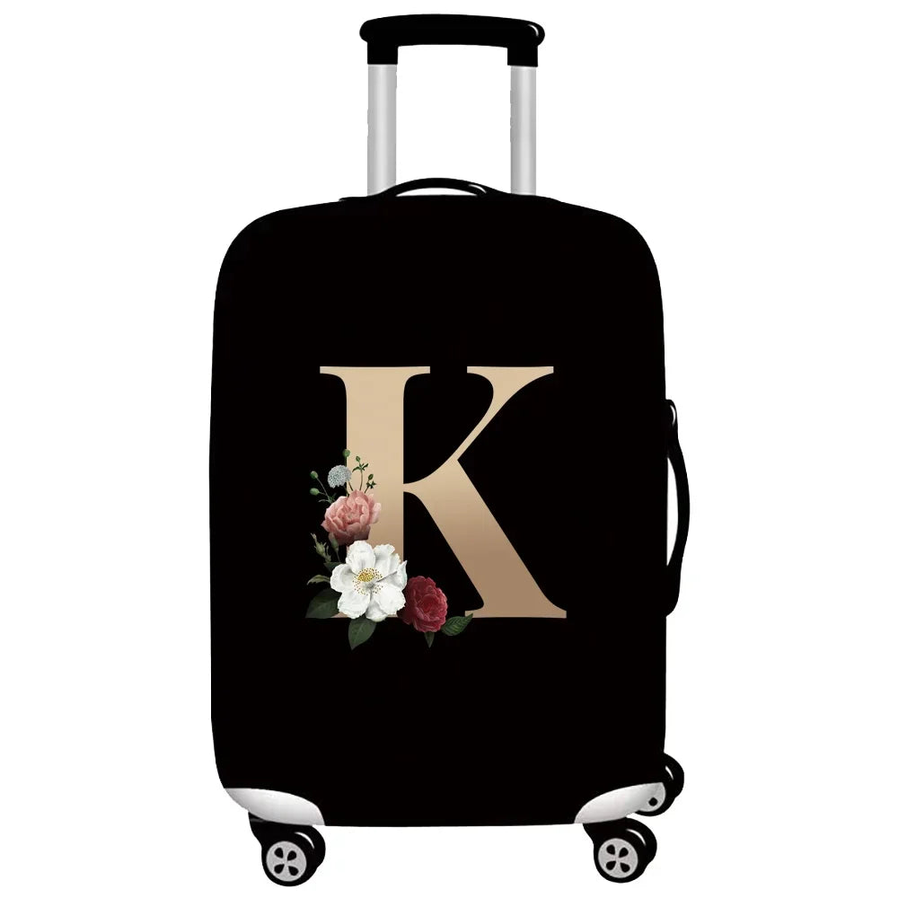 Luggage Protective Cover Travel Accessories Suitcase Dust Wear-resistant Gold Letter Series Protective Case 2026 Fashion