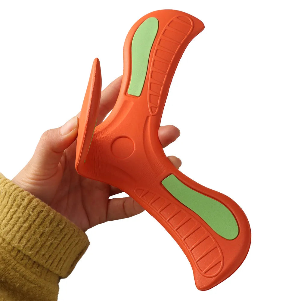Fast Catch Returning Flying Boomerang Toy Profesional Interactive V Shaped Boomerang Funny Noctilucent Children's Boomerang Toy
