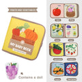 1PCS Soft Baby Book Montessori early education quiet cloth book Learning Toys for Babies 0-6 Months and Up Enlightenment Puzzle