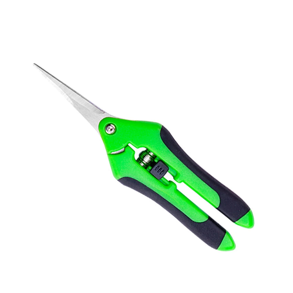 Garden Pruning Shears Set - Stainless Steel Trimming Scissors for Flowers, Branches, Herbs with Non-Slip Ergonomic Handles