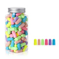 10/24/60/120PCS Multicolor Anti-noise Ear Plugs Slow Rebound Soft Hearing Protector Study Travel Noise Reduction Earplugs