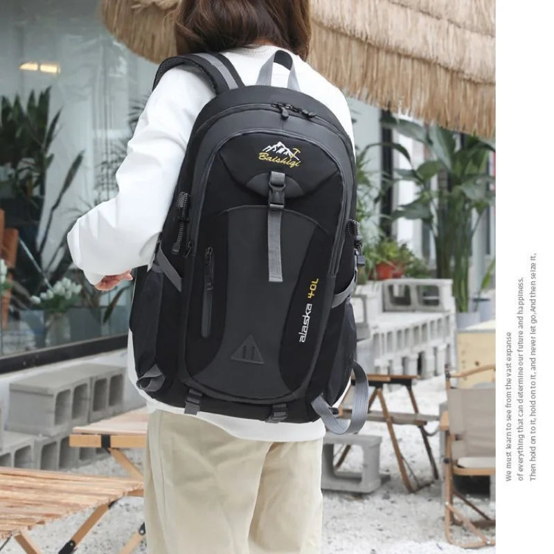 40L Outdoor Camping Backpack Nylon Waterproof Hiking Travel Sport Bag For Men Women Ultralight Climbing Trekking Backpack