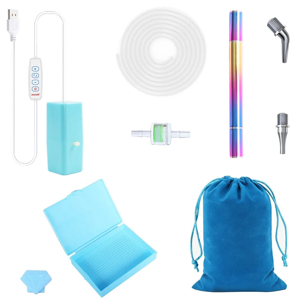 Electric Vacuum Diamond Painting Pen Kits USB Powered Diamond Painting Suction Device for 5D Diamond Painting Tool